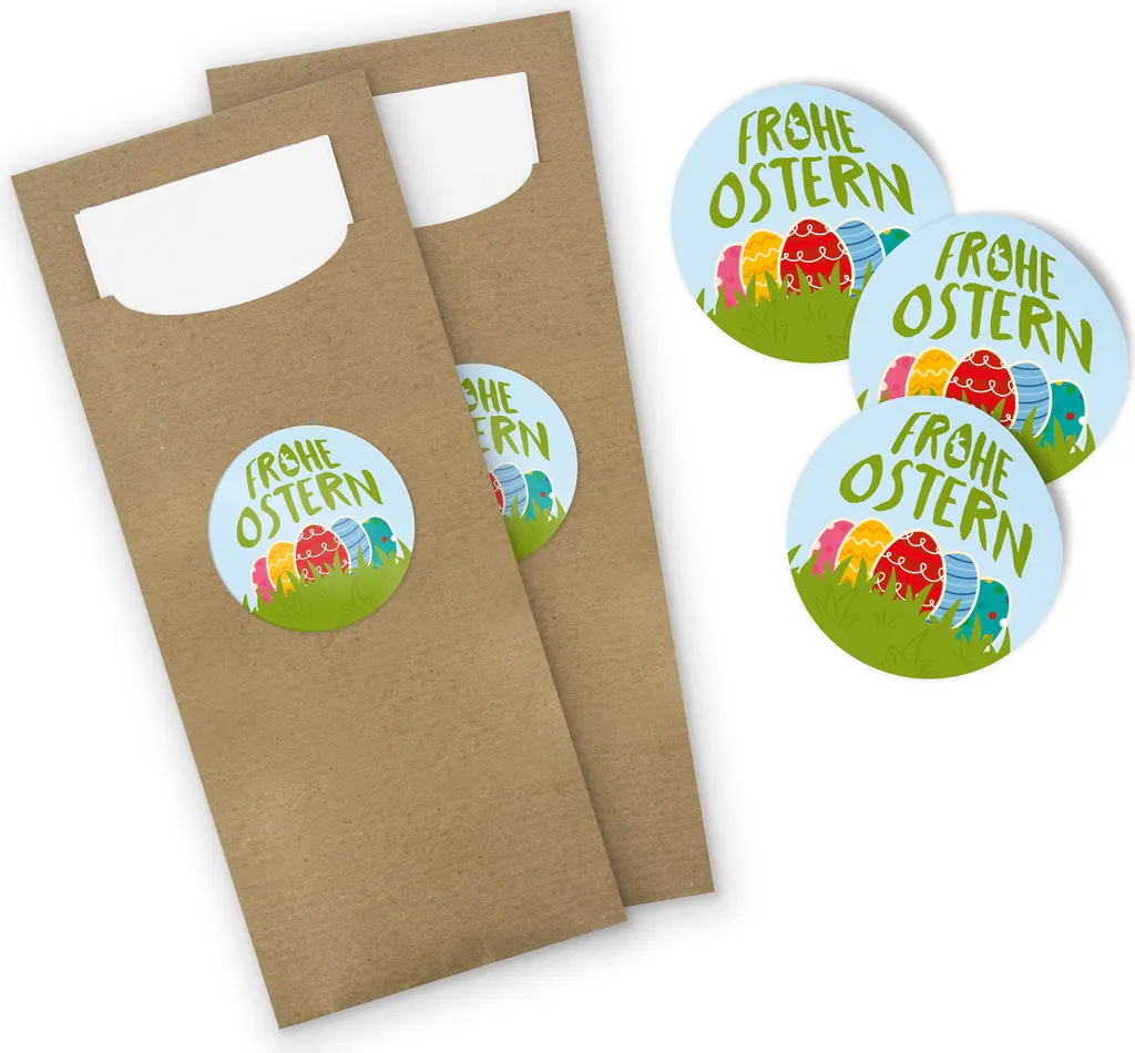 Itenga 24x Bestecktaschen Frohe Ostern Bunt (Motiv 212) 1 Itenga 24x Bestecktaschen Frohe Ostern Bunt (Motiv 212)