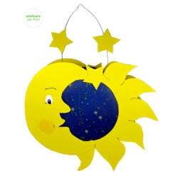 Laternen Bastelset Sonne, Mond Und Sterne, 4 Stück