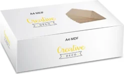 Creative Deco 50 X A4 MDF Platten | 300 X 210 X 3 Mm | Dünne Holz-platten | Perfekt Für Laser, CNC Router, Modellierung, Durchbrochenes, Laubsäge -Leifheit || Vileda || Wenko Verkaufsgeschäft b10391cc3ff919abf18a5ac0105c310a