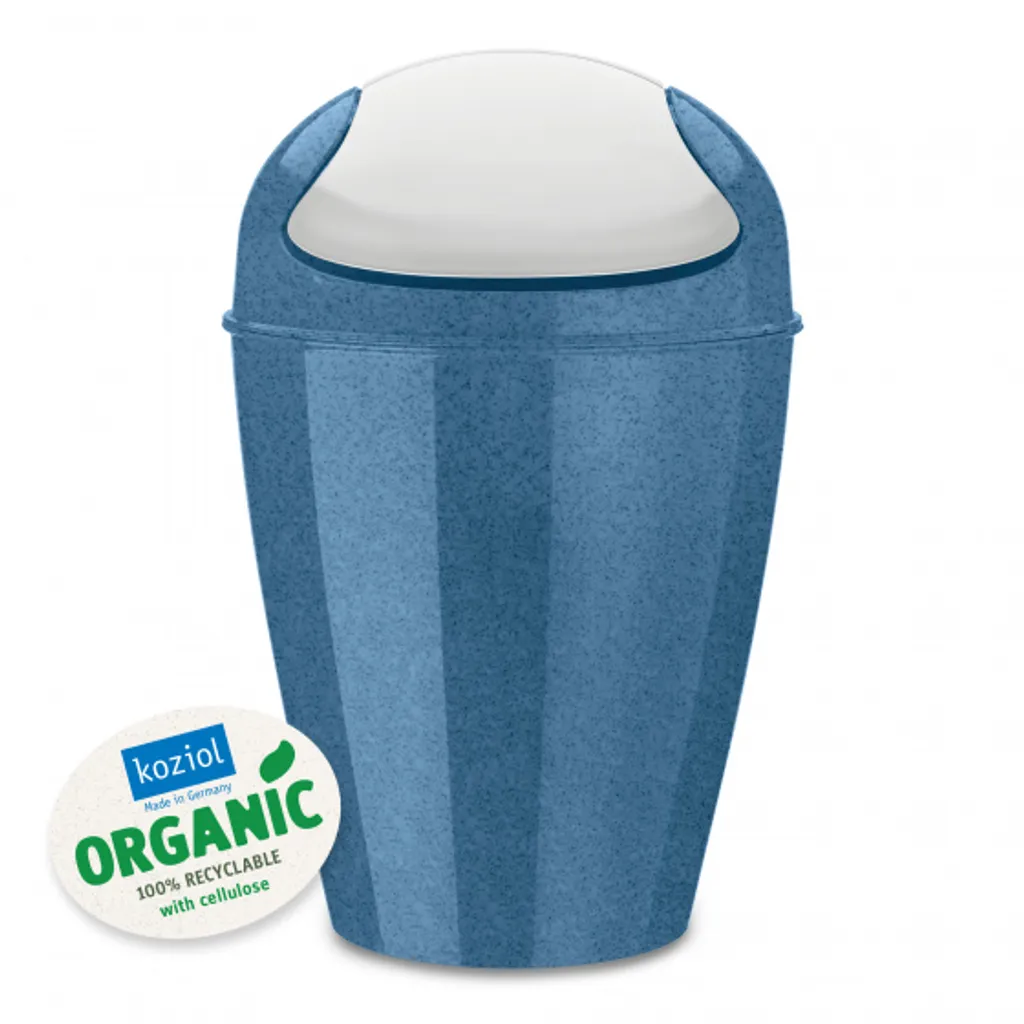 Koziol Drehdeckelbehälter DEL M Organic 12 Liter Marineblau 2 Koziol Drehdeckelbehälter DEL M Organic 12 Liter Marineblau – Bild 2