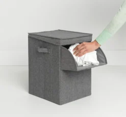 Brabantia Wäschekorbtasche 35 L Faltbar Schwarz -Leifheit || Vileda || Wenko Verkaufsgeschäft b1f4fb3de2f5247f3795244b0aef867b