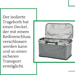 Novaliv 2x Einkaufskorb Faltbar Mit Kühlfunktion 30 Liter GRAU Isolierkorb Mit Gepolsterten Tragegriffen Und Reißverschluss Am Deckel Tragekorb 11 Novaliv 2x Einkaufskorb Faltbar Mit Kühlfunktion 30 Liter GRAU Isolierkorb Mit Gepolsterten Tragegriffen Und Reißverschluss Am Deckel Tragekorb -Leifheit || Vileda || Wenko Verkaufsgeschäft b2d0a3ea8d72fe5709d2b38073578209