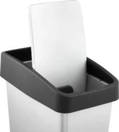 Keeeper Abfalleimer "magne" 25 Liter Silber / Grau -Leifheit || Vileda || Wenko Verkaufsgeschäft b37a9bb14c813365fda2fa2e54a2aa6d