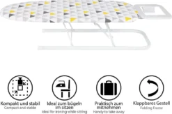 ONVAYA® Tisch-Bügelbrett Dreieck Design -Leifheit || Vileda || Wenko Verkaufsgeschäft b3bd03196fe6594c895d507f85618518