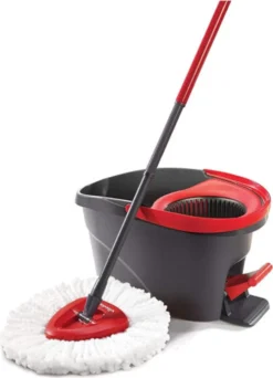 Vileda Wischmop-Set Turbo Easy Wring & Clean Incl. Powerschleuder Und Fußpedal, Farbe Grau -Leifheit || Vileda || Wenko Verkaufsgeschäft b46293de6ccc8fbcb3baf8ba71038feb