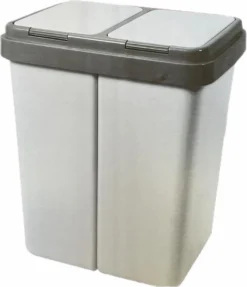 Alpfa 660337 Abfalleimer &quot Duo Bin&quot , 2 X 25 L -Leifheit || Vileda || Wenko Verkaufsgeschäft b4a46fede28d8a6c30a1c253b0fbb1f7