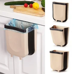 2 Stück Faltbarer Mülleimer Hängend | Volumen 9 L | Abfalleimer FürMüll | Abfallsammler Küche | Klappbarer Abfall Korb Für Die Schranktür | Auch Für Auto, Wohnmobil, LKW Geeignet | Farbe [braun] -Leifheit || Vileda || Wenko Verkaufsgeschäft b559234710f9ef6a44c6c9b9a7bd8a04