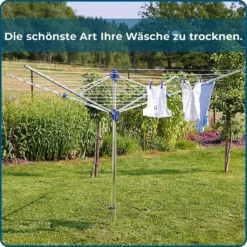 BLOME Wäschespinne Standard Medium Plus - Inkl. Bodenhülse Mit Deckel, Wäscheschirm Mit 60m Wäscheleine, Hochwertig & Stabil, Germany 13 BLOME Wäschespinne Standard Medium Plus - Inkl. Bodenhülse Mit Deckel, Wäscheschirm Mit 60m Wäscheleine, Hochwertig & Stabil, Germany -Leifheit || Vileda || Wenko Verkaufsgeschäft b84fef314f6c6b7107c83fcd15b6b181