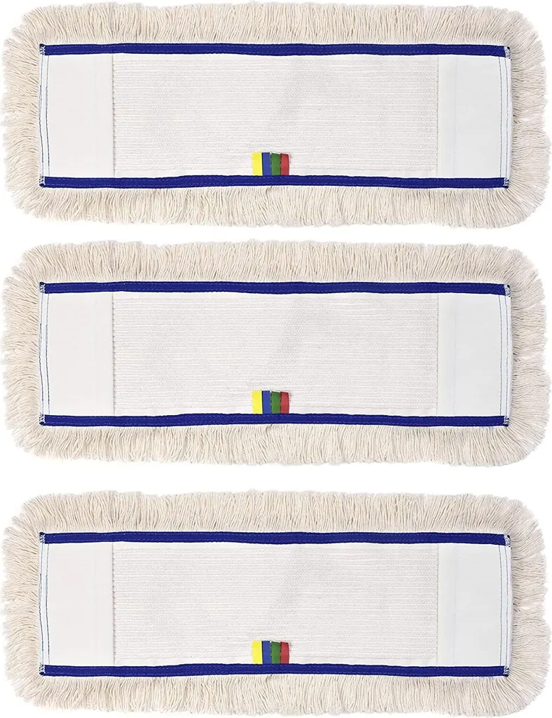 Hypafol Wischmopp-Baumwolle 40 Cm | 3 Wischmopp Bezüge 1 Hypafol Wischmopp-Baumwolle 40 Cm | 3 Wischmopp Bezüge