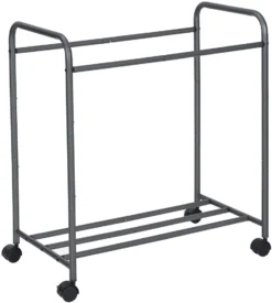 Wäschekörbe Mit 3 Taschen Grau Eisen Polyester 144 L Faltbar 3 ×44 L Wäschesortierer Wäschebox Wäschewagen Wäschesammler SONGMICS LSF003GS -Leifheit || Vileda || Wenko Verkaufsgeschäft b9f6145b8593f15a63cb18595250fd37