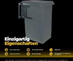 Eleganca Einbaumülleimer 1x 24L – Ausziehbarer Abfalleimer Küche – Einbauabfalleimer Trennsystem – Mülleimer – Abfallsammler Grau – B34,1 X T26 X H46,6 Cm -Leifheit || Vileda || Wenko Verkaufsgeschäft bac7f0180a3641092e3eeafbc5c2a379