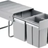 Wesco Einbau-Abfallsammler TRIO-MASTER 40DT 16 Liter + 2x8 Liter 600787