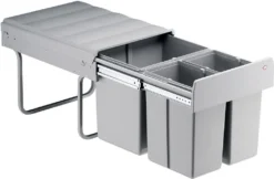 Wesco Einbau-Abfallsammler TRIO-MASTER 40DT 16 Liter + 2x8 Liter 600787