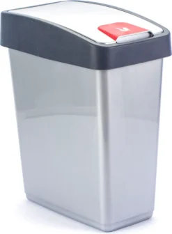 Keeeper Abfalleimer "magne" 25 Liter Silber / Grau -Leifheit || Vileda || Wenko Verkaufsgeschäft bc3c4c19762fb38d0cad21dbe6fa400a