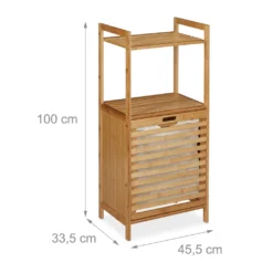 Relaxdays Wäscheschrank Mit Wäschekorb Bambus -Leifheit || Vileda || Wenko Verkaufsgeschäft bcae2adfa7ba4d9923c633830e80a954