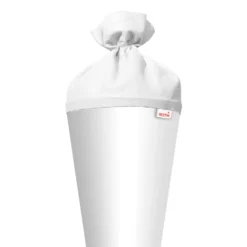 Roth Bastel-Schultüte Groß Weiß - 70 Cm Rund - Extra Stabil Durch Rot(h)-Spitze Mit Weißem Filz-Verschluss -Leifheit || Vileda || Wenko Verkaufsgeschäft bd23bc3295571f9204b25fdcb0139c6c