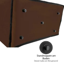 ONVAYA® Einkaufskorb Mit Kühlfunktion | Braun | 2er Set | Mit Deckel -Leifheit || Vileda || Wenko Verkaufsgeschäft bd6e770476e159bc6452df5c9ddef7c8