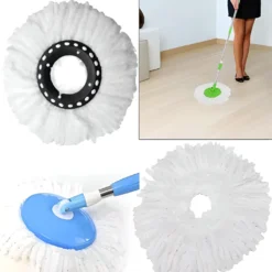 10er Ersatzkopf Disc Mop Clean Für Wischmopp Stück Ersatz Set Kopf Spin Twist Mikrofaser Ersatzmop Hoher Kompatibel Ersatz-Moppköpfe Weiß Retoo -Leifheit || Vileda || Wenko Verkaufsgeschäft bef2ff30f52fb895e4b65d721c7e0864