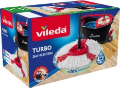 Vileda Wischmop-Set Turbo Easy Wring & Clean Incl. Powerschleuder Und Fußpedal, Farbe Grau -Leifheit || Vileda || Wenko Verkaufsgeschäft c0a7e57c4f453461931c8625e2d6e183