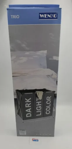 Wenko Wäschesammler Trio Grau -Leifheit || Vileda || Wenko Verkaufsgeschäft c1774137c7dd949955548af93077935f