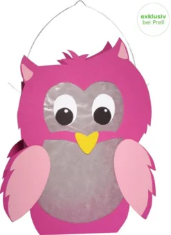 Laternen Bastelset Eule, 4 Stück