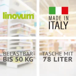 Einkaufstrolley KILEY XXL Bordeaux Mit 78l Fassung & Seitentaschen - Extragroße, Leise & Abnehmbare Gummiräder -Leifheit || Vileda || Wenko Verkaufsgeschäft c2e9608d9afdaa12f21c9dfcebb58c66 1