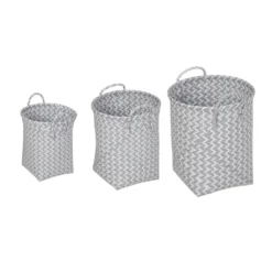 Relaxdays Wäschekorb Geflochten 3er Set -Leifheit || Vileda || Wenko Verkaufsgeschäft c3f03152c82148360c2e053ef631e026