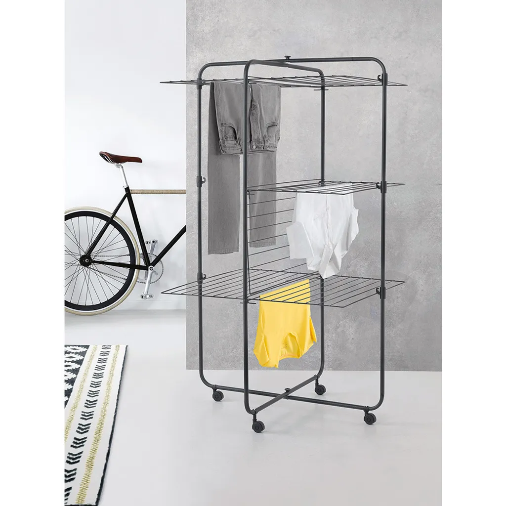 Metaltex Trockenturm Dijon 72 X 64 X 123 Cm 33 Meter Stahl Schwarz 1 Metaltex Trockenturm Dijon 72 X 64 X 123 Cm 33 Meter Stahl Schwarz