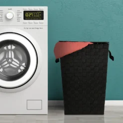 Relaxdays 1 X Wäschekorb Mit Deckel Braun -Leifheit || Vileda || Wenko Verkaufsgeschäft c49ba767c47a9dee4f39b2fbc5077835