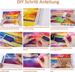 4 Stück 5D Diamant Painting Bilder Mit Diamond Painting Zubehör DIY Malen Nach Zahlen Erwachsene Kinder -Leifheit || Vileda || Wenko Verkaufsgeschäft c4e2c97b7ebf75b524a07bcba8acde2c