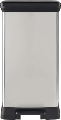 CURVER_DECOBIN Abfalleimer 50L Mit Fußpedal Silber Metallic_240643 -Leifheit || Vileda || Wenko Verkaufsgeschäft c56e7f0815a81ddf297abc653e0b59d3