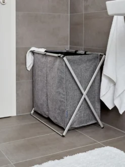 Wenko Wäschesammler Duo Grau Meliert -Leifheit || Vileda || Wenko Verkaufsgeschäft c8a0453c3986c0efb48f3478facefdef