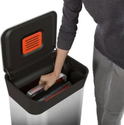 Joseph Joseph Abfalleimer Titanmit Pressfunktion 90 Liter -Leifheit || Vileda || Wenko Verkaufsgeschäft c8e43a7db25c924c020dcf06b7377ce8