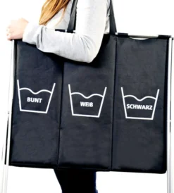 Kesper Wäschesammler Mit Dreifacher Einteilung, Trio, Schwarz 19590 20 Kesper Wäschesammler Mit Dreifacher Einteilung, Trio, Schwarz 19590 -Leifheit || Vileda || Wenko Verkaufsgeschäft c92af84cd4ff6d0a31986881edefdacd