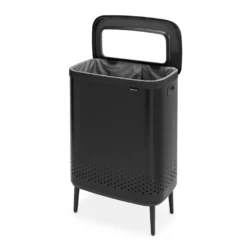 Brabantia Bo Wäschekorb Hi, 90 L, Rechteckig, Schwarz, Schwarz, 540 Mm, 320 Mm -Leifheit || Vileda || Wenko Verkaufsgeschäft c979b3cad053434aa1cd71a2e0c012f3