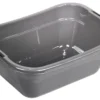 Plast Team Wäschekorb LAUNDRY BASKET 23 Liter Silber