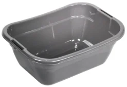 Plast Team Wäschekorb LAUNDRY BASKET 23 Liter Silber