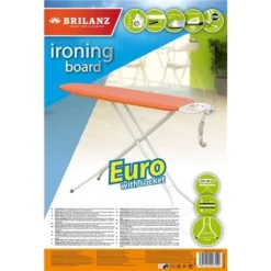 VETRO-PLUS BRILLANZ Bügelbrett EURO 120 X 38 Cm, Mit Steckdose -Leifheit || Vileda || Wenko Verkaufsgeschäft ca3541a8a8e6919c2e21d277366edb6a