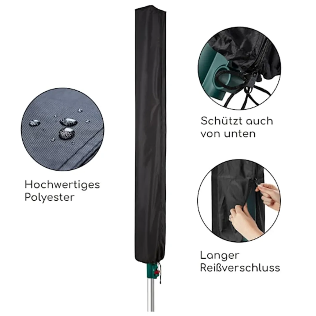 Blumfeldt Shield Drying Rack , Schutzhülle Wäschespinne , Wasserabweisend . UV-beständig , Polyester 4 Blumfeldt Shield Drying Rack , Schutzhülle Wäschespinne , Wasserabweisend . UV-beständig , Polyester – Bild 4