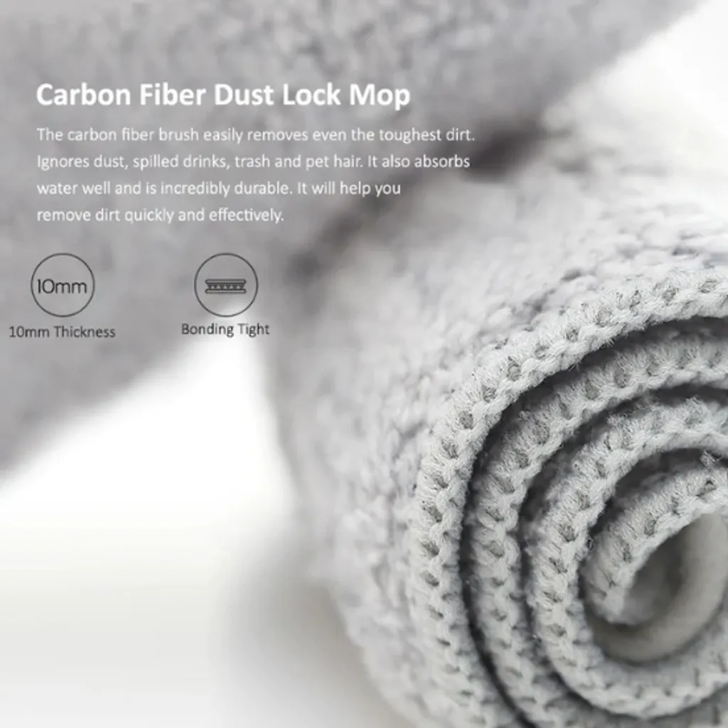 Deerma TB500 Mop Mit Wasserspray, 360° Drehung, 350ml Behälter, 1x Reinigungstuch 7 Deerma TB500 Mop Mit Wasserspray, 360° Drehung, 350ml Behälter, 1x Reinigungstuch – Bild 7