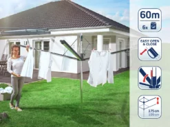 Leifheit Wäschespinne Linomatic 600 Plus (anthrazit) -Leifheit || Vileda || Wenko Verkaufsgeschäft cc394f5dbc03a62f4183f603f9948572