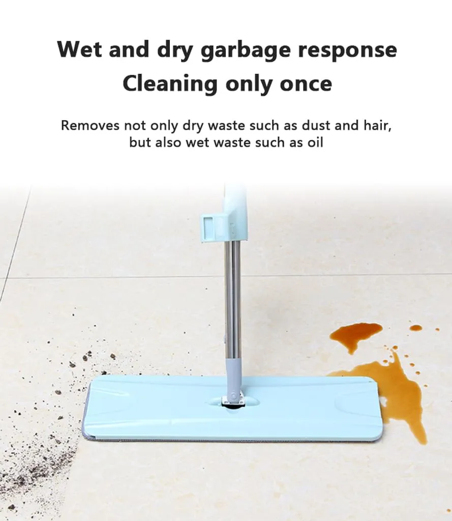 Flat Squeeze Mop Freie Handwäsche Bodenreinigung Mop Faser Mop Pad Nass Und Trocken Verwenden Rotationsmop 6 Flat Squeeze Mop Freie Handwäsche Bodenreinigung Mop Faser Mop Pad Nass Und Trocken Verwenden Rotationsmop – Bild 6