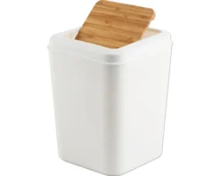 Schwingdeckeleimer 7 Liter Weiß/Bambus -Leifheit || Vileda || Wenko Verkaufsgeschäft cc9c27a8be3c0cc1f2cab8328405e99b
