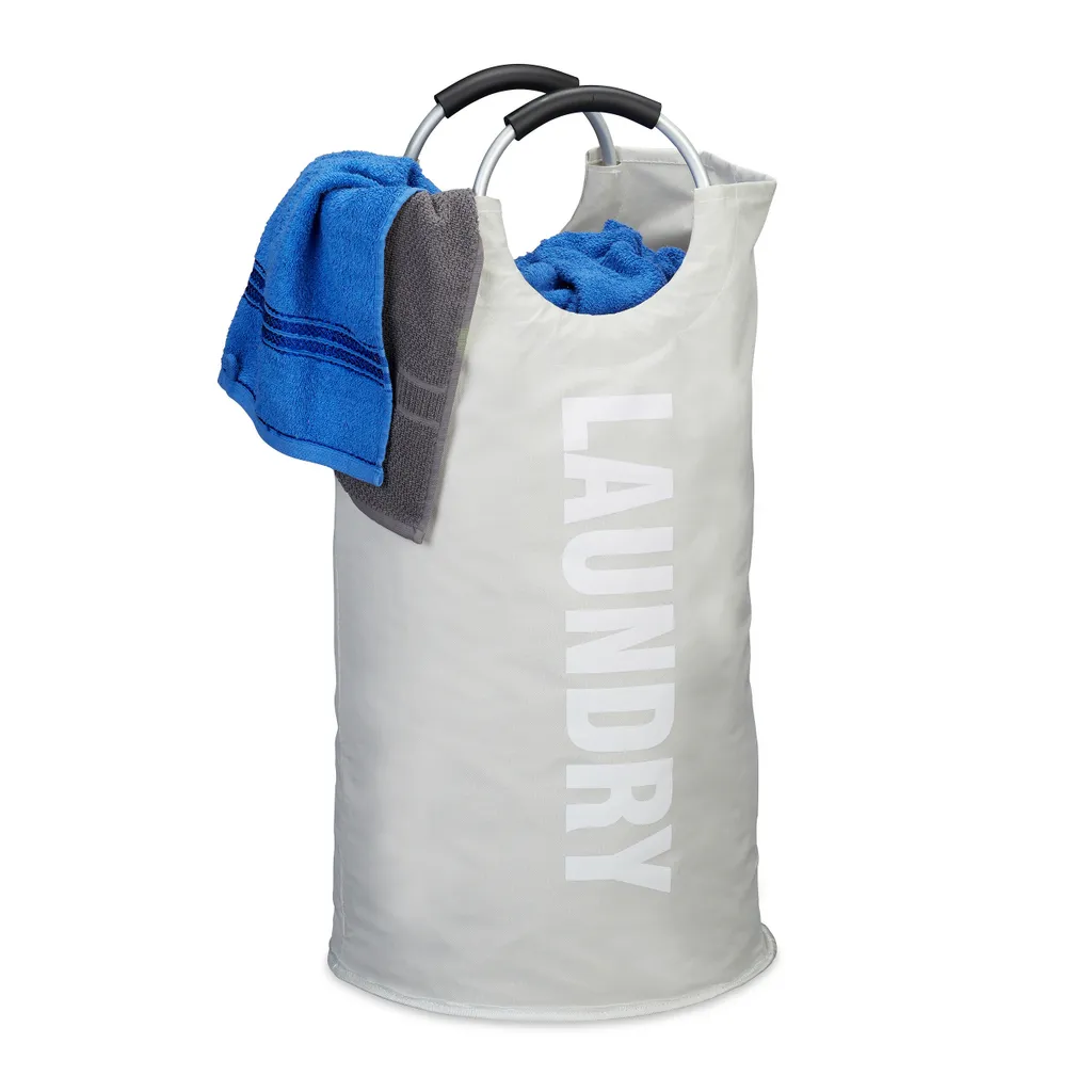 Relaxdays Faltbarer Wäschekorb Mit Henkel 2 Relaxdays Faltbarer Wäschekorb Mit Henkel – Bild 2