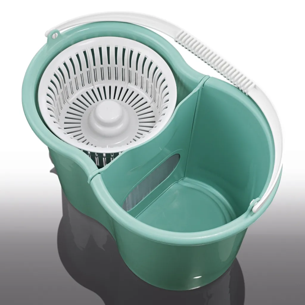 Wischmop Bodenwischer Set 2 Kammer Power Filtersystem Wischen Putzeimer Mopp NEU 11 Wischmop Bodenwischer Set 2 Kammer Power Filtersystem Wischen Putzeimer Mopp NEU – Bild 11