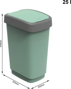 ROTHO Swingeimer 25 L TWIST ECO, Farbe:Grün -Leifheit || Vileda || Wenko Verkaufsgeschäft ce24bb124f697365618ecde2a3a32575