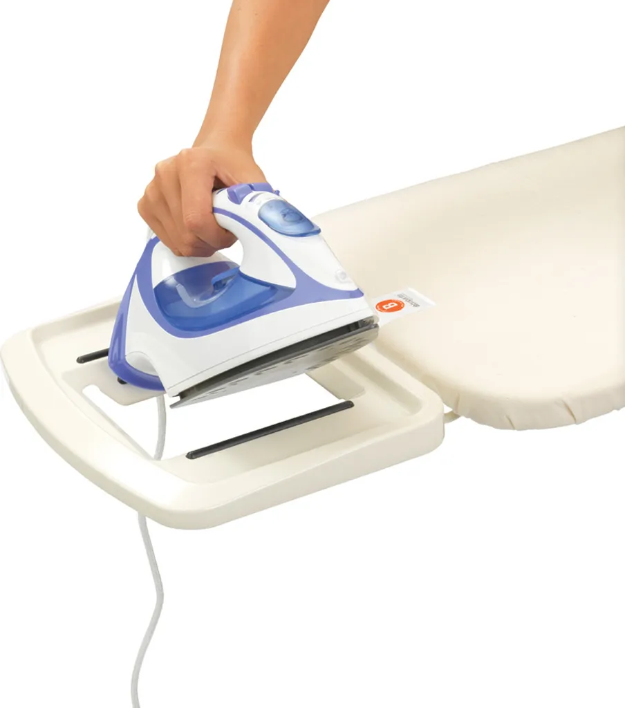 Brabantia Streckmetall Bügeltisch Mit Dampfstopmulde Solide, Bügel Tisch, Bügelbrett, Tropical Leaves / Fresh White, 124 X 38 Cm, 118364 7 Brabantia Streckmetall Bügeltisch Mit Dampfstopmulde Solide, Bügel Tisch, Bügelbrett, Tropical Leaves / Fresh White, 124 X 38 Cm, 118364 – Bild 7