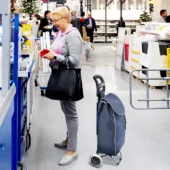 Wuuhoo I Einkaufstrolley Shoppy Mit Rollen 34 L I Einkaufswagen Faltbar, Abwaschbar I Verstärktes Material 12 Wuuhoo I Einkaufstrolley Shoppy Mit Rollen 34 L I Einkaufswagen Faltbar, Abwaschbar I Verstärktes Material -Leifheit || Vileda || Wenko Verkaufsgeschäft d175ad0219ce0faa5bcae6aa0b12ffef