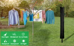 Lospitch Wäschespinne Schutzhülle 168x28cm Wetterfest Wäschespinne 210D Für Wäscheschirm -Leifheit || Vileda || Wenko Verkaufsgeschäft d1d2e320dabc10b8fb2a0a9b5c7b542f 3