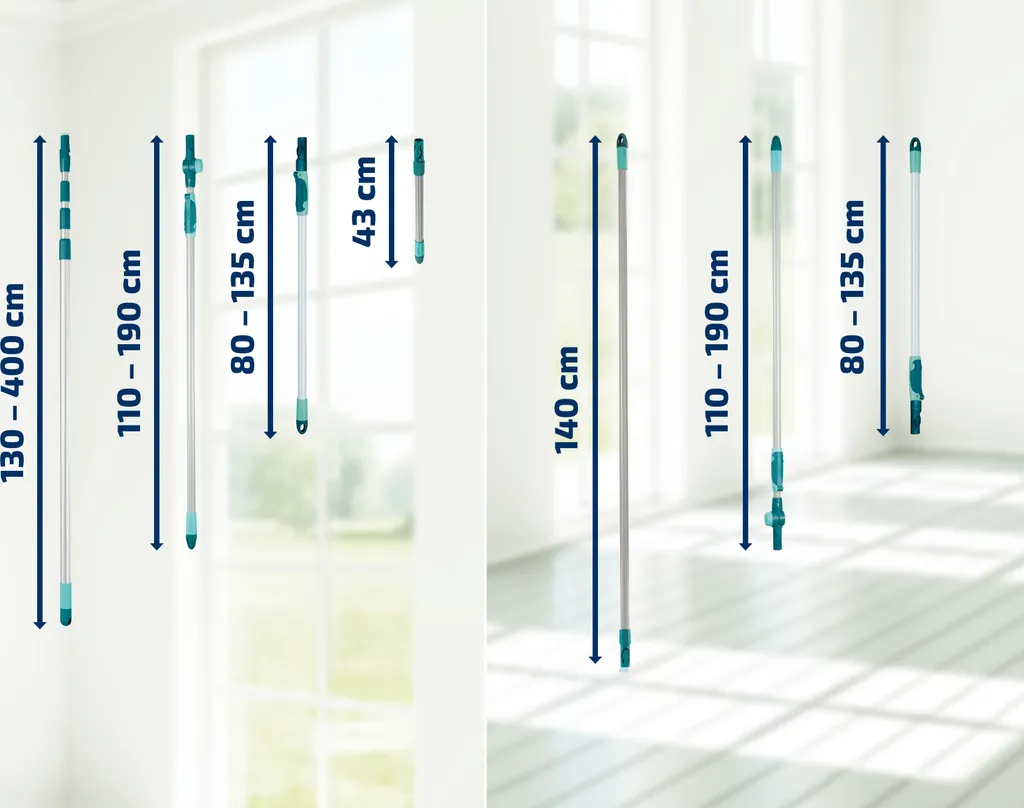 Leifheit Teleskopstiel Aluminium 400 Cm 2 Leifheit Teleskopstiel Aluminium 400 Cm – Bild 2